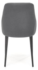 Krzesło tapicerowane K470 szare/ciemnoszare