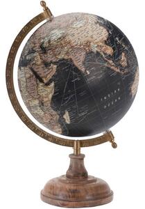 Globus czarny, 20 x 33 cm