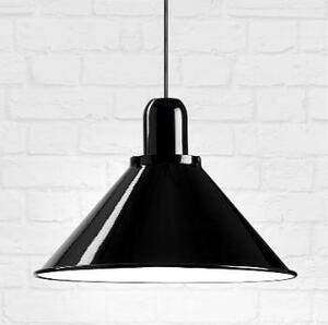 Reflex Stożek czarna lampa wisząca w stylu retro domodes