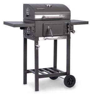 Grill węglowy ogrodowy Berdsen BD-892 żeliwny ruszt z pokrywą termometr + pokrowiec