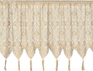 Firana gotowa EUROFIRANY Martha 150 x 60 cm JasnobeÅ¼owy