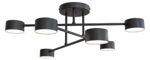 Czarna industrialna lampa sufitowa - D135-Firlox