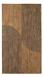 Czarny/brązowy dywan odpowiedni na zewnątrz 80x150 cm Mira 1453 – Ayyildiz Carpets
