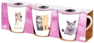 Kubki ceramiczne koty 220 ML 3 szt