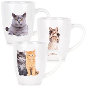 Kubki ceramiczne koty 220 ML 3 szt