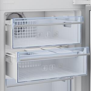 Lodówka BEKO BCNA306E4SN No Frost HarvestFresh MetalWall 193cm