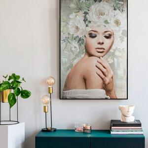 Obraz EUROFIRANY Blush 2 80 x 120 cm Popielaty