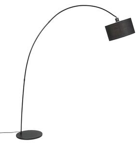 Luk Inteligentna nowoczesna lampa łukowa czarna z WiFi G95 - Vinossa Oswietlenie wewnetrzne