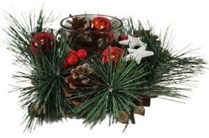 Świecznik stojący SASKA CHRISTMAS 104850 Wielokolorowy