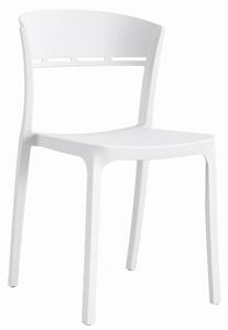 Krzesło plastikowe COCO białe