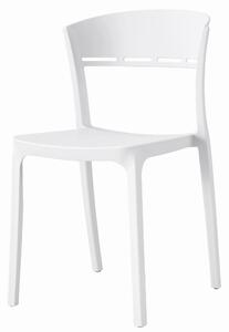 Krzesło plastikowe COCO białe