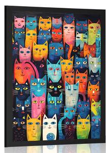 Plakat kolekcja kotów