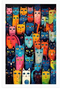 Plakat kolekcja kotów