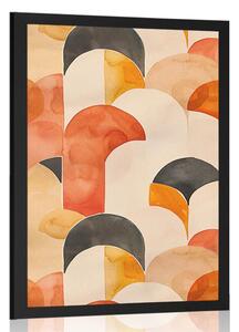 Plakat nowoczesne wzory Peach Fuzz