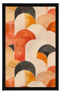 Plakat nowoczesne wzory Peach Fuzz