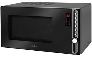 Kuchenka mikrofalowa AMICA AMGF23E1GB 900W średnica 27 cm pojemność 23 L MultiWave System Czarny