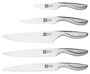 Richardson Sheffield 5-cz. zestaw noży kuchennych Forme Contours, blok