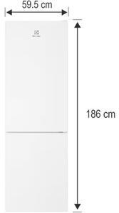 Lodówka ELECTROLUX LNT5ME32W1 No Frost 186cm Biała