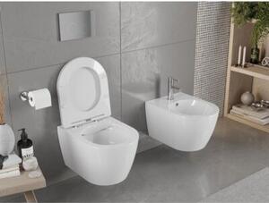 Mexen Carmen miska wc Rimless z deską wolnoopadającą slim, duroplast, biała połysk - 30880300