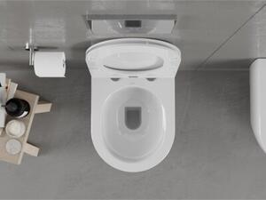Mexen Carmen miska wc Rimless z deską wolnoopadającą slim, duroplast, biała połysk - 30880300