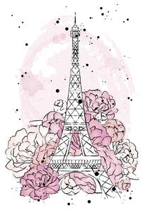 Ilustracja Peony paris, Martina Pavlova