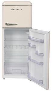 Lodówka RAVANSON LKK-210RC Retro 147cm Beżowa