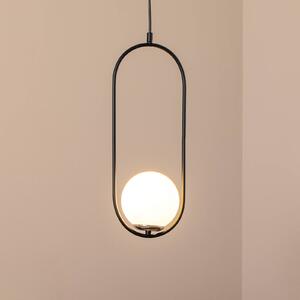 Lampa wisząca szklana Opviq, możliwość ściemniania, czarny, salon / jadalnia, szkło, nowoczesny