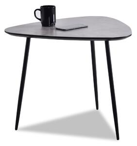 Designerski stolik do industrialnych wnętrz rosin s beton-czerń