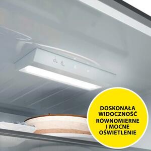 Lodówka HAIER HDPR1618ANPK 2D Seria 1 No Frost 185cm Inox klasa energetyczna A