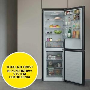 Lodówka HAIER HDPR1618ANPK 2D Seria 1 No Frost 185cm Inox klasa energetyczna A