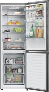 Lodówka HAIER HDPR1618ANPK 2D Seria 1 No Frost 185cm Inox klasa energetyczna A