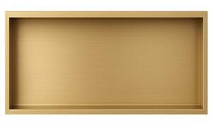 Półka łazienkowa wnękowa HYDROSAN IGA-GL-60X30X10 Złoty szczotkowany 60x30x10 cm