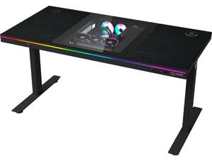 Biurko gamingowe LORGAR Desk Elite 90 Series Wooden Czarny