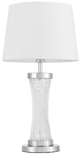 LAMPA NOCNA GLAMOUR BIAŁO-CHROMOWANA VILLANOVA