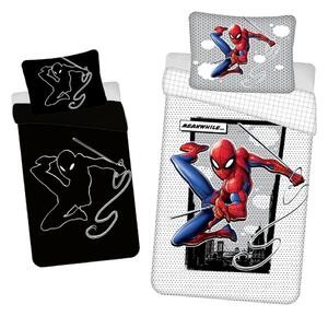 Bawełniana fluorescencyjna pościel dziecięca 140x200 cm Spiderman – Jerry Fabrics