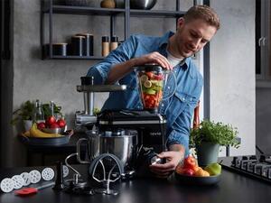 Robot kuchenny planetarny LOVIO HOME ChefAssistant Plus LVSTM02PRD 1900W z maszynką do mięsa i blenderem kielichowym