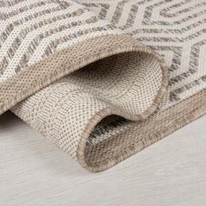 Beżowy dywan odpowiedni na zewnątrz chodnikowy 230x60 cm Bellizi – Flair Rugs