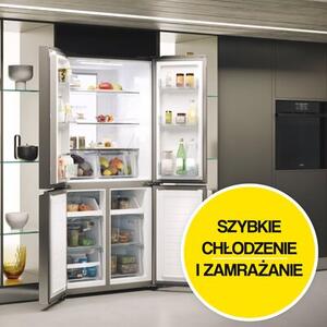 Lodówka HAIER HCR7818DNMM Side by Side No Frost 181.5cm Inox