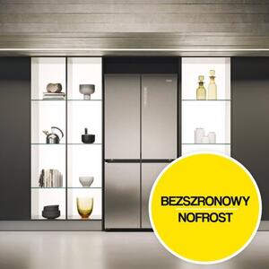Lodówka HAIER HCR7818DNMM Side by Side No Frost 181.5cm Inox