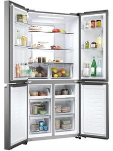 Lodówka HAIER HCR7818DNMM Side by Side No Frost 181.5cm Inox