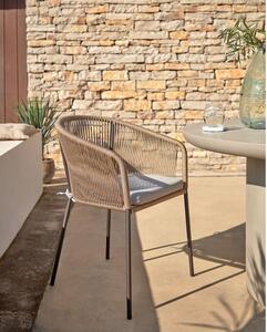 Beżowe krzesła ogrodowe zestaw 2 szt. Yanet – Kave Home