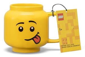 Żółty ceramiczny kubek dla dzieci 530 ml Head – LEGO®
