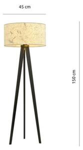 Lampa stojąca podłogowa Emibig E27 60W ASTON LP1 CORK 1150/LP3