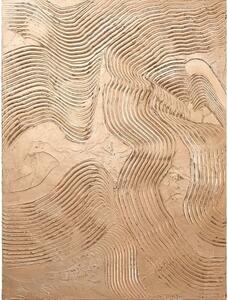 Ręcznie malowany obraz 88x118 cm Metallic Brown – Malerifabrikken
