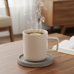 Kubek ceramiczny kremowy SKANDI 380 ML
