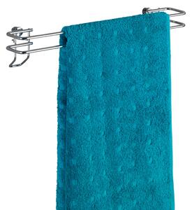 WENKO Klasyczny wieszak na ręczniki bez zmarszczek 8x40x9 cm