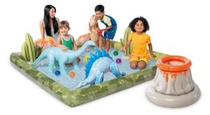 Wodny plac zabaw basen Jurajska Przygoda Dinozaury 201x201x36 cm INTEX 56132
