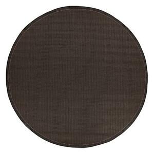 Czarny dywan odpowiedni na zewnątrz Floorita Tatami, ⌀ 200 cm