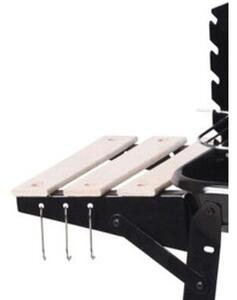 Grill ogrodowy węglowy BBQ LINE C83000600 Kółka, półki boczne, regulacja wysokości