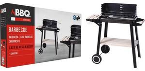 Grill ogrodowy węglowy BBQ LINE C83000600 Kółka, półki boczne, regulacja wysokości